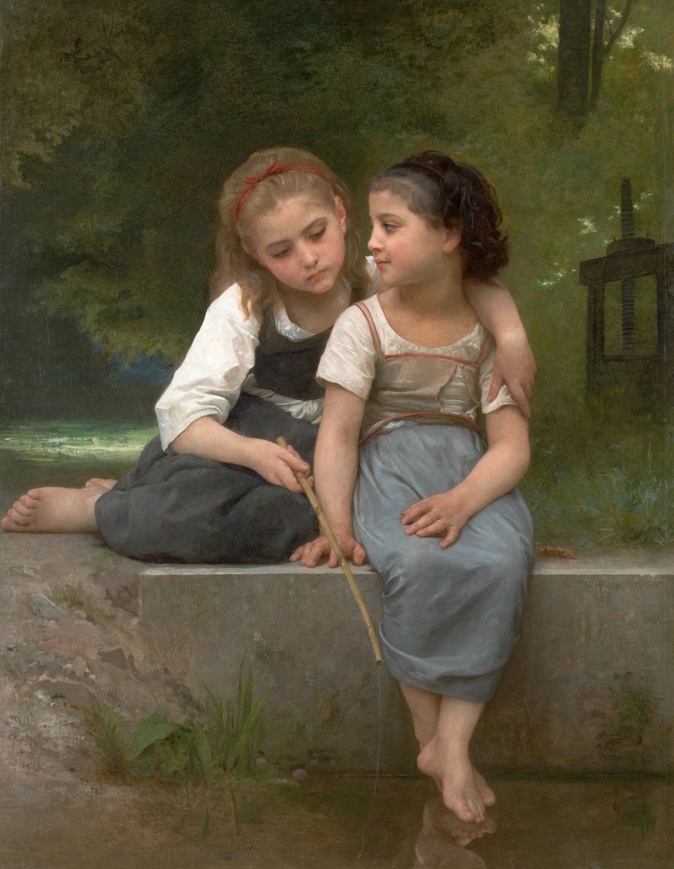 Békák halászata alkotó: William Adolphe Bouguereau