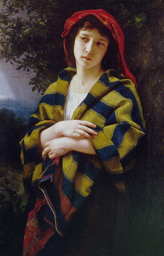 A vihar idején alkotó: William Adolphe Bouguereau
