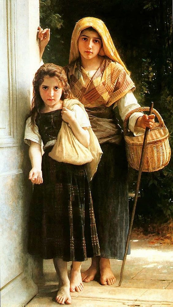 Kis koldusok alkotó: William Adolphe Bouguereau