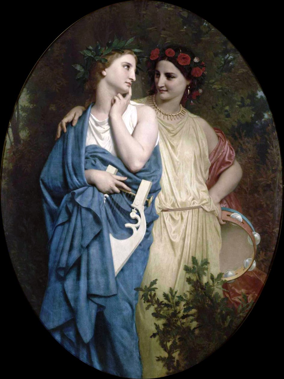 Philomela és Procne alkotó: William Adolphe Bouguereau