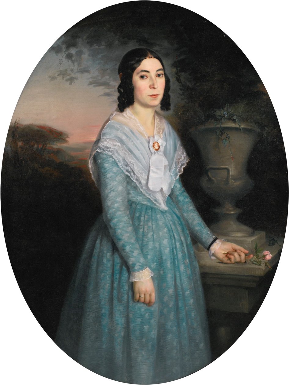 Marie-Célina Brieu arcképe alkotó: William Adolphe Bouguereau