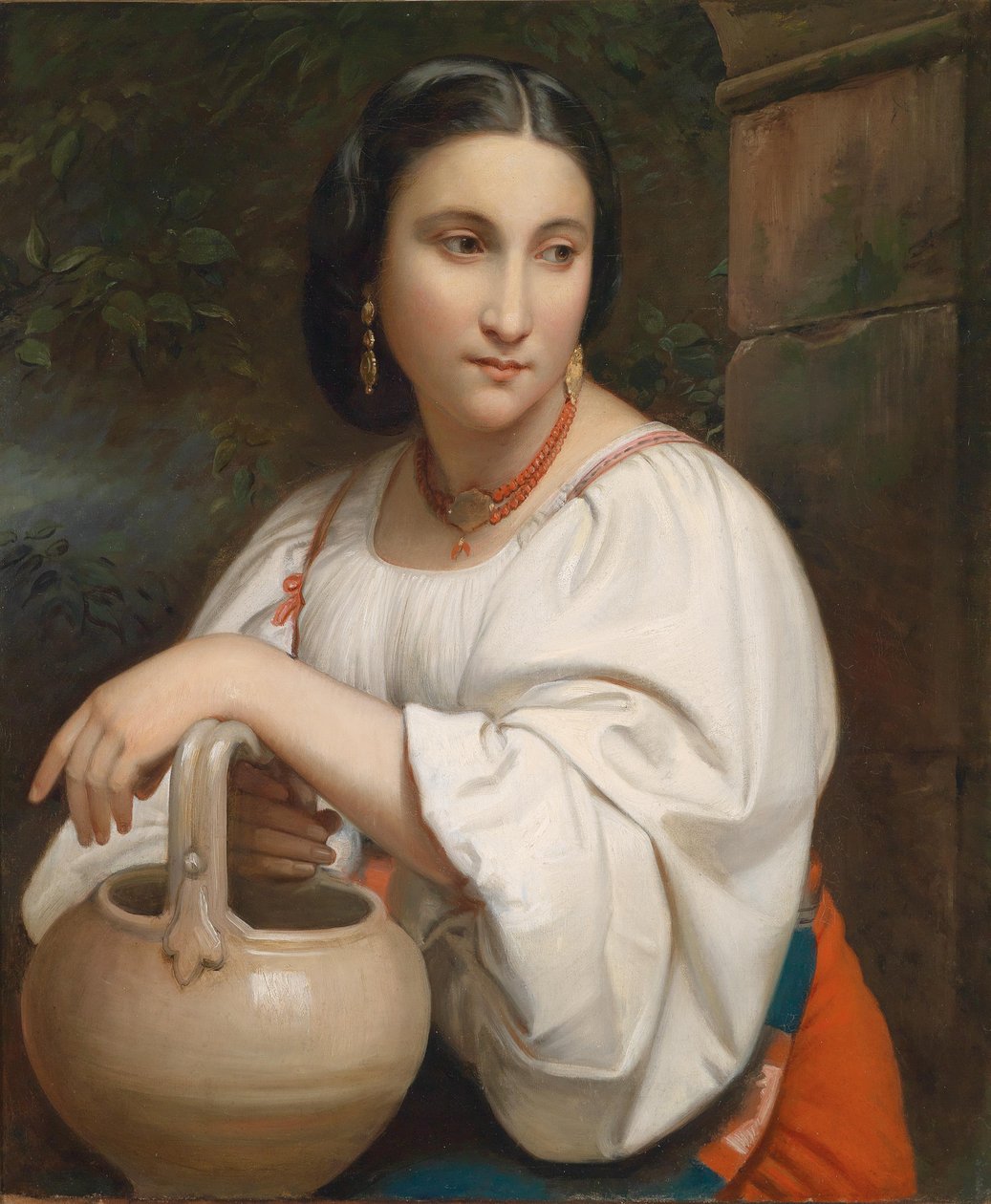 Egy fiatal római portré alkotó: William Adolphe Bouguereau