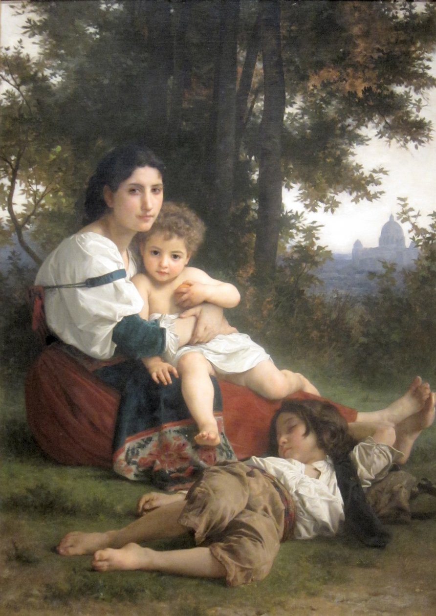 Pihenés alkotó: William Adolphe Bouguereau