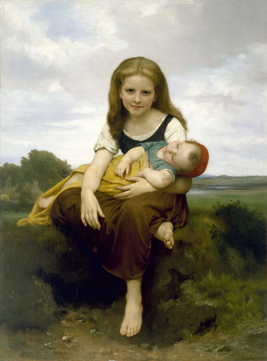 Az idősebb nővér alkotó: William Adolphe Bouguereau