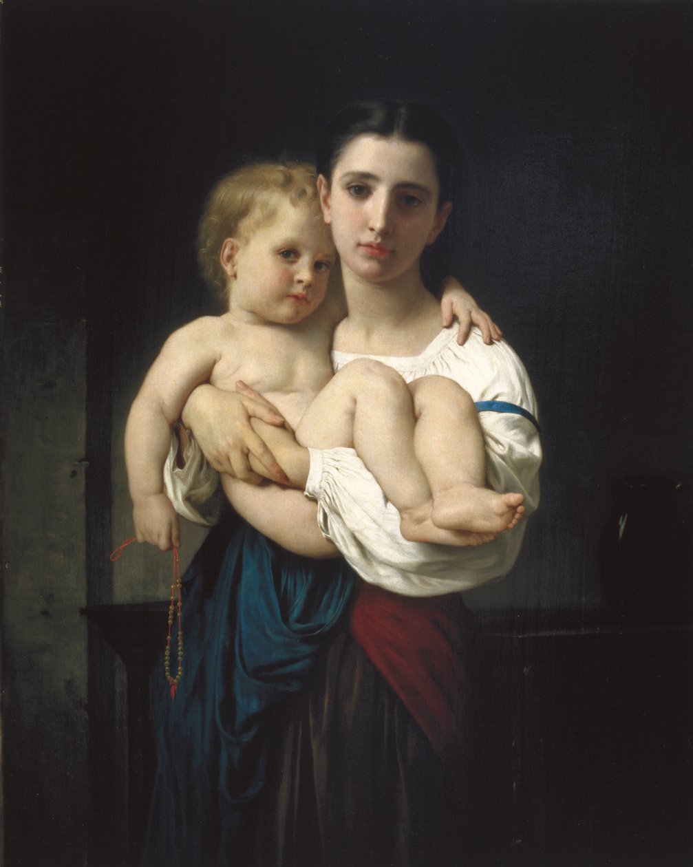 Az idősebbik nővér, csökkentés alkotó: William Adolphe Bouguereau