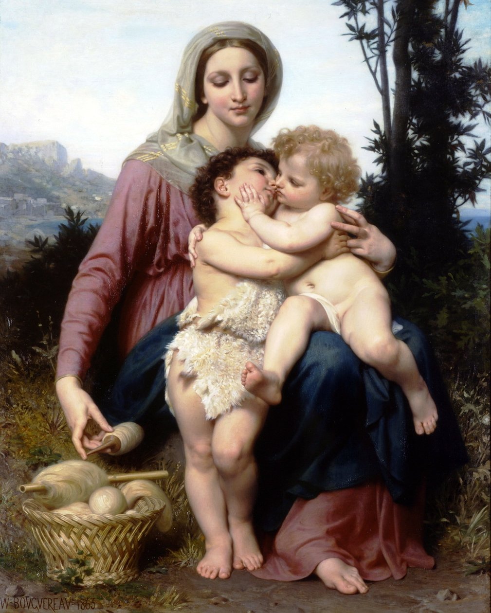 A Szent Család alkotó: William Adolphe Bouguereau