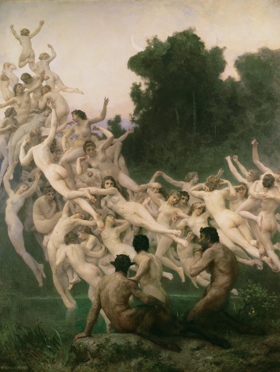 Az Oreads alkotó: William-Adolphe Bouguereau