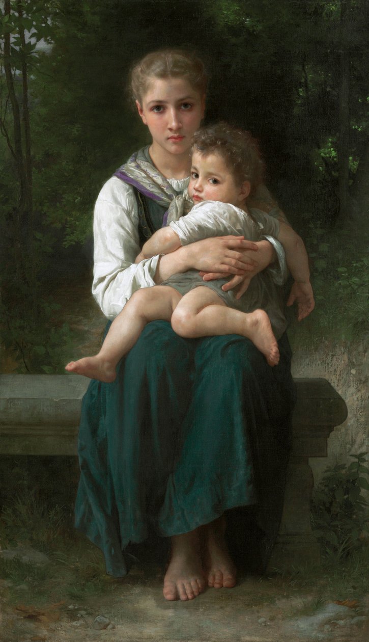 A két nővér alkotó: William Adolphe Bouguereau