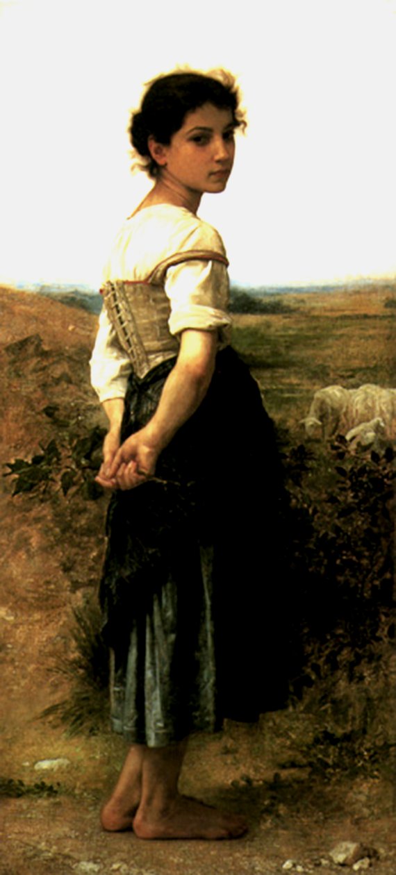 Az ifjú juhásznő alkotó: William Adolphe Bouguereau
