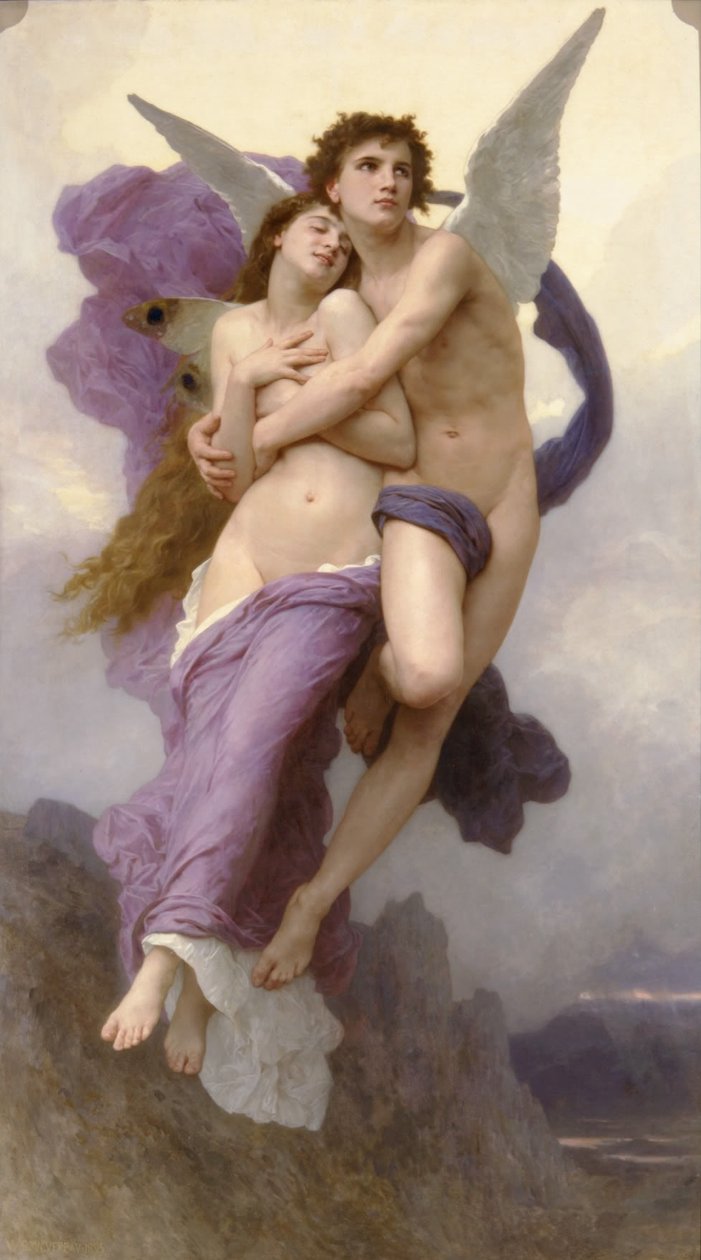 A psziché elrablása alkotó: William Adolphe Bouguereau