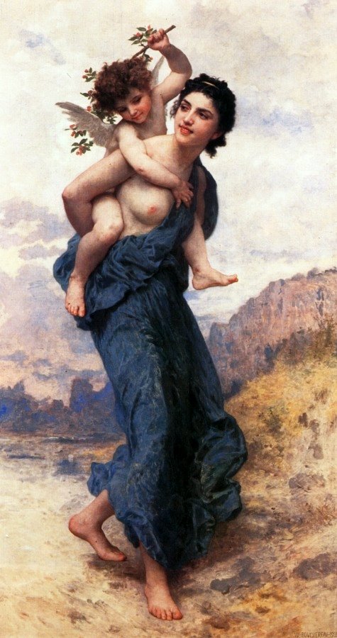 Vénusz és Ámor alkotó: William Adolphe Bouguereau