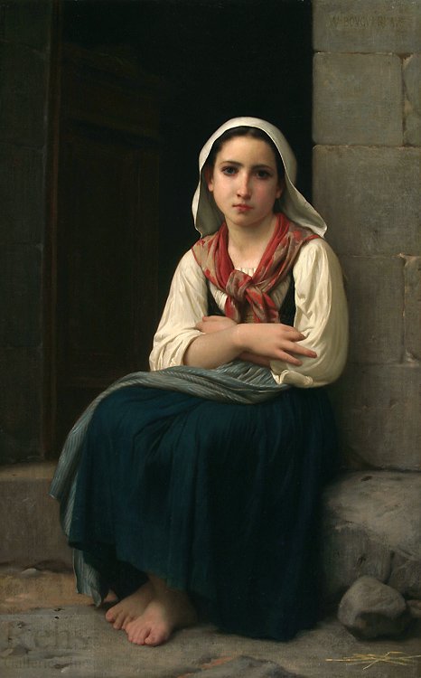 Yvonnette alkotó: William Adolphe Bouguereau