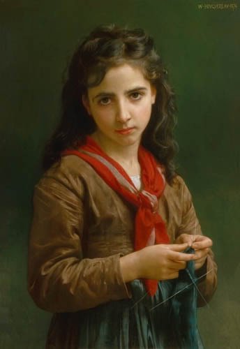 fiatal lány alkotó: William Adolphe Bouguereau