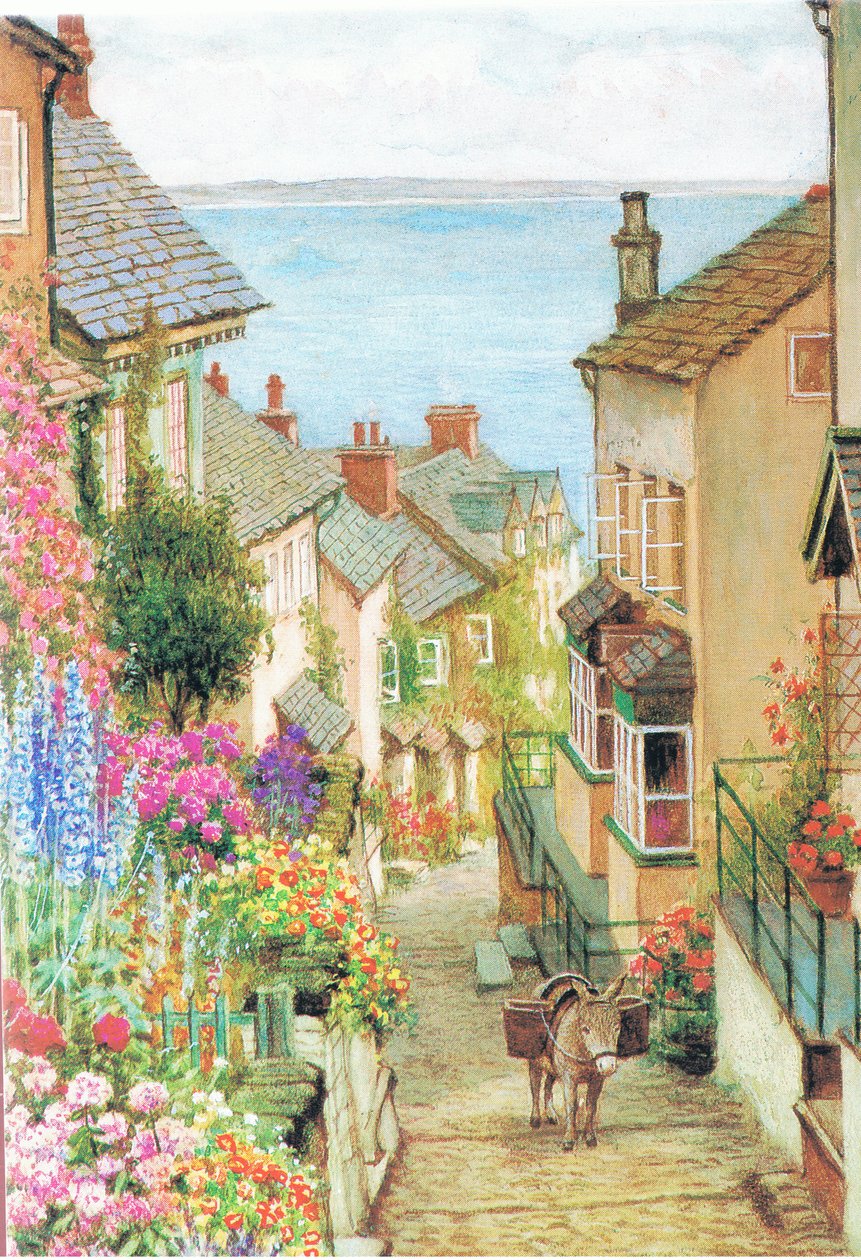 Clovelly, a forrás ismeretlen alkotó: William Affleck Carruthers