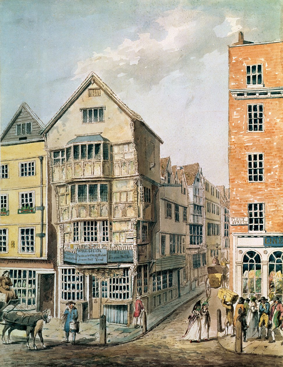A Fleet Street és a Chancery Lane sarka alkotó: William Alexander