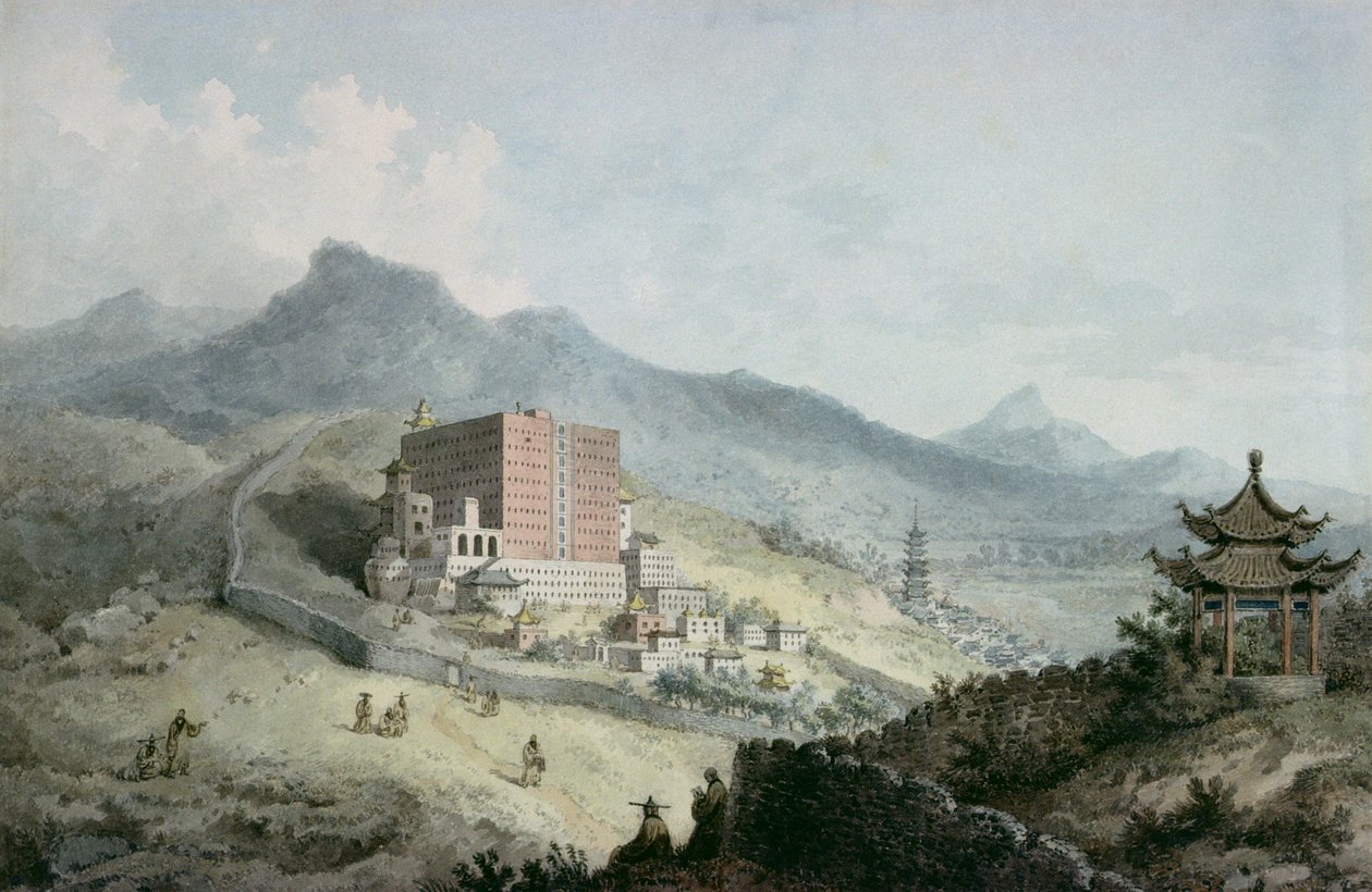 Poo Ta La, avagy Fo nagy temploma, Zehol közelében, Tibetben, Kínában alkotó: William Alexander
