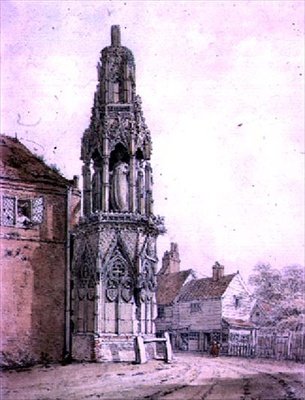 Waltham Cross, 1812 (wc, papír) alkotó: William Alexander
