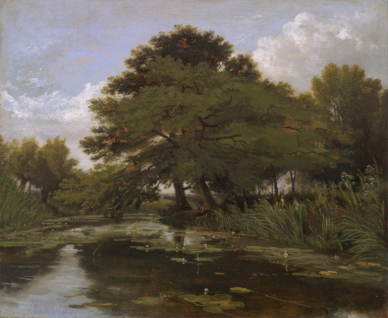 Az Isis, Waterperry, Oxfordshire alkotó: William Alfred Delamotte