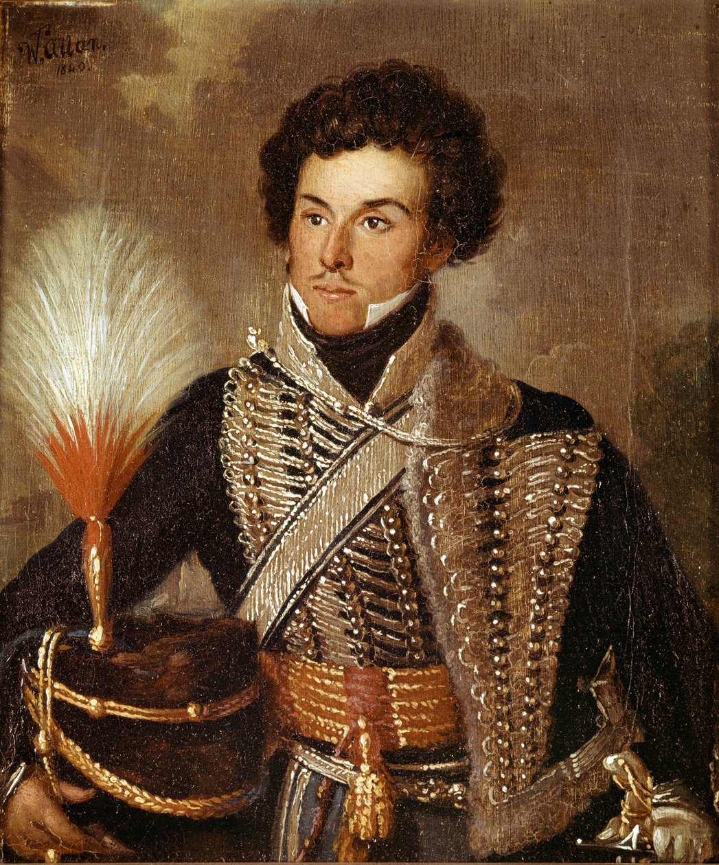 Tiszt, 18. dragonyosezred, 1840 alkotó: William Allan