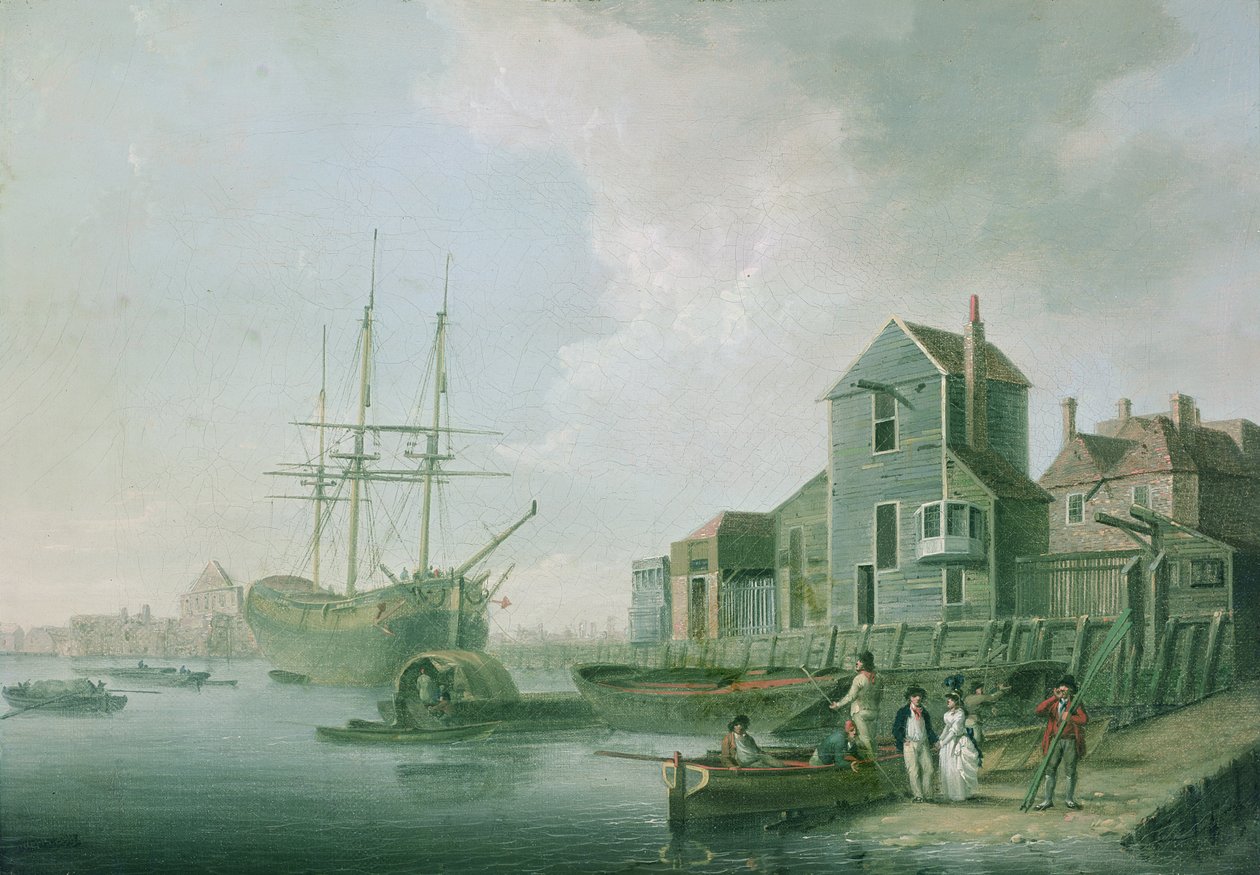 Kilátás Deptford közelében alkotó: William Anderson