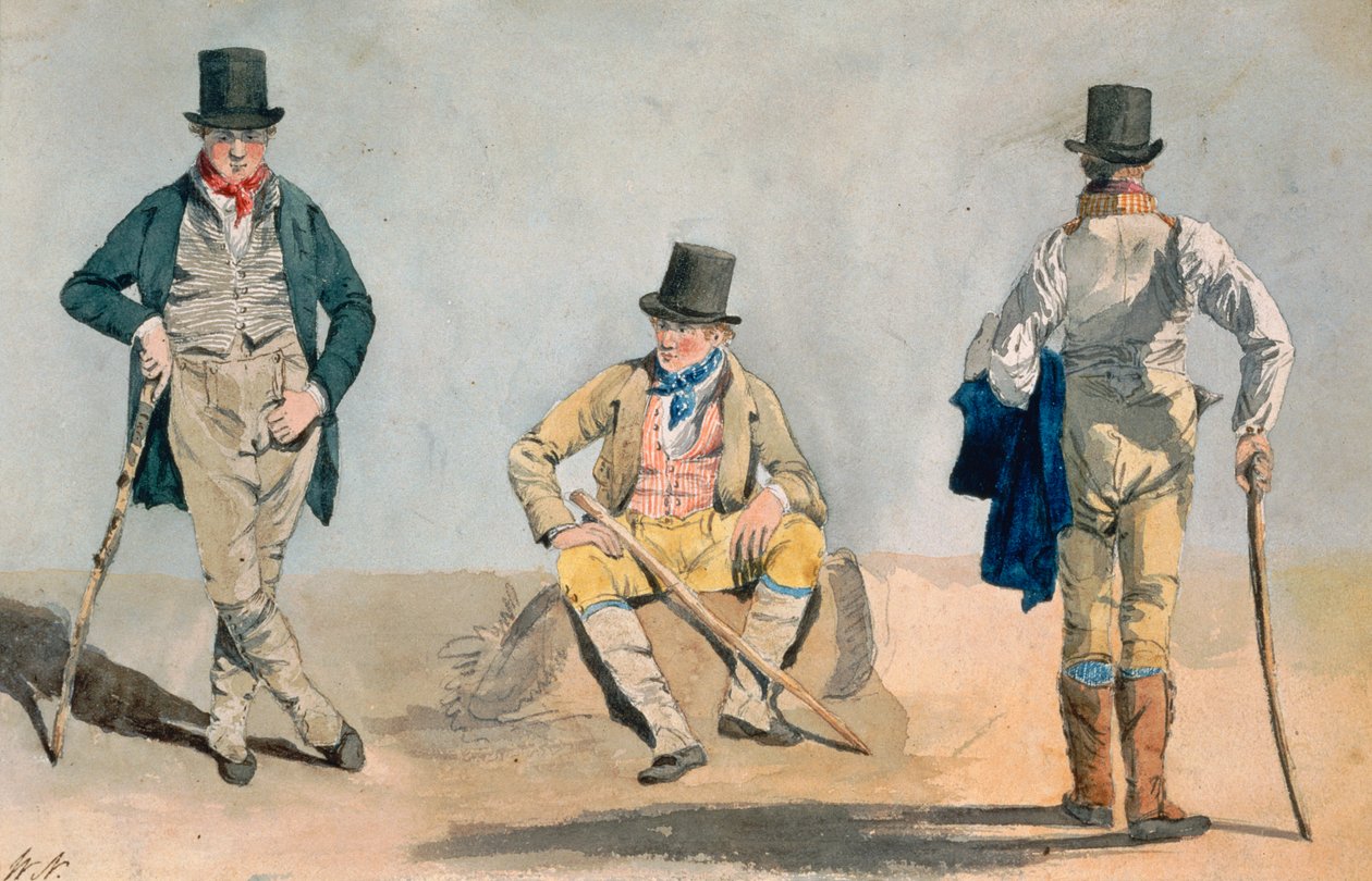 Anthony Salvin építész hármas portréja (1799-1881) alkotó: William Andrews Nesfield