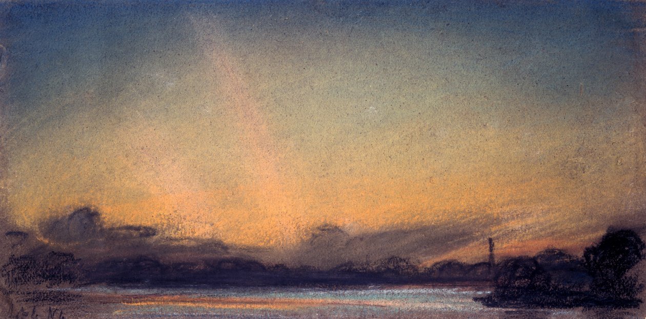 Naplemente, 1885. szeptember 4 alkotó: William Ascroft