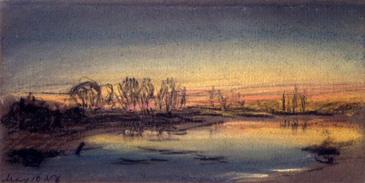 Naplemente, 1884. május alkotó: William Ascroft