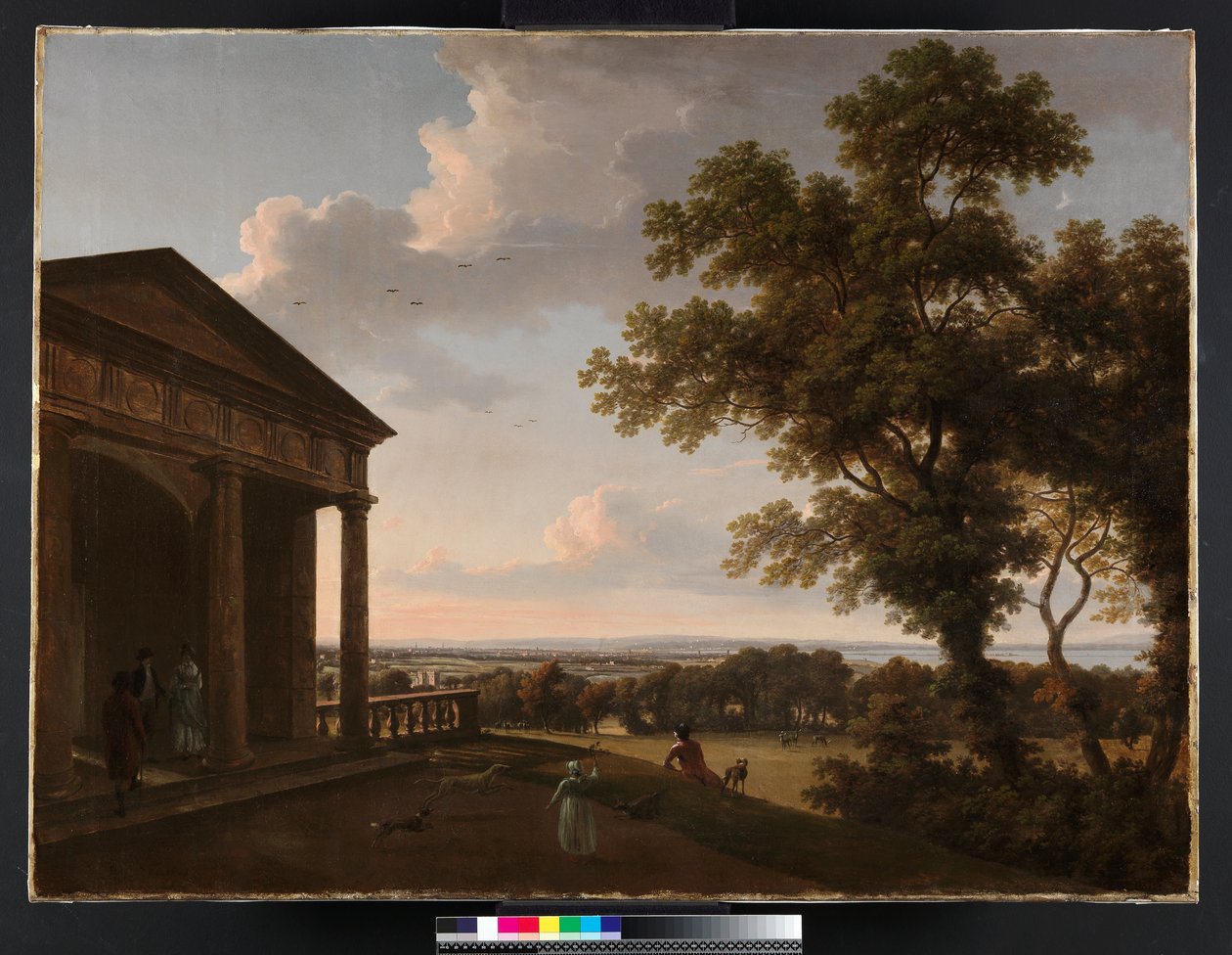 Kilátás a Mount Merrion Parkban, 1804 alkotó: William Ashford