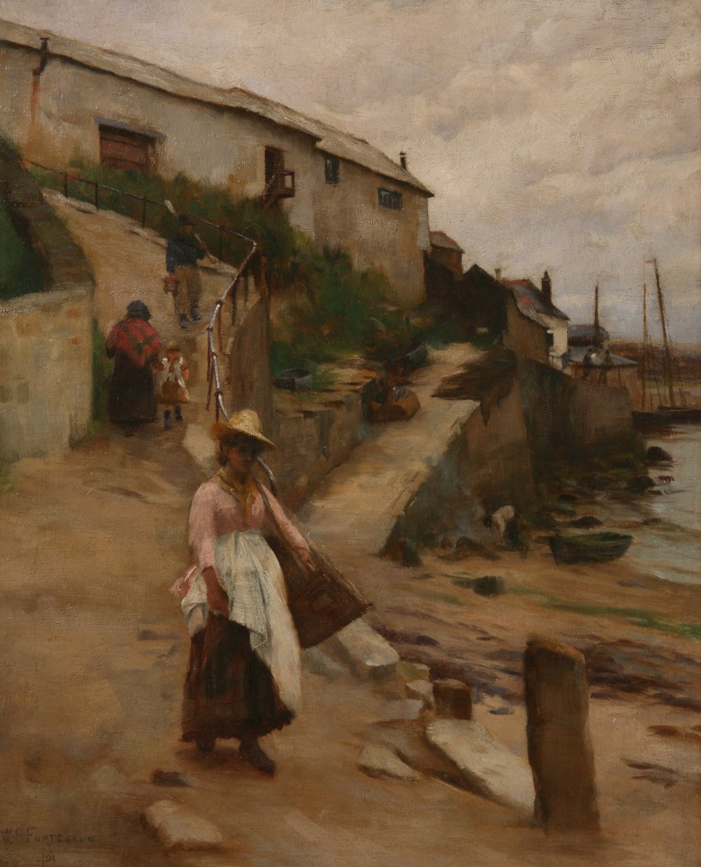 Newlyn Slip alkotó: William Banks Fortescue