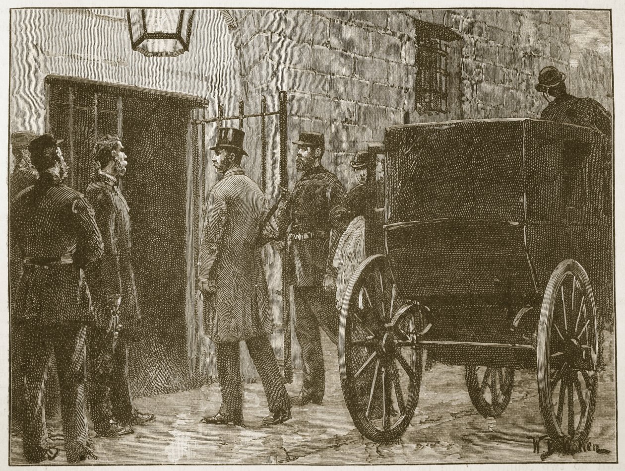 Parnell úr megérkezése a Kilmainham Gaolba, illusztráció a 