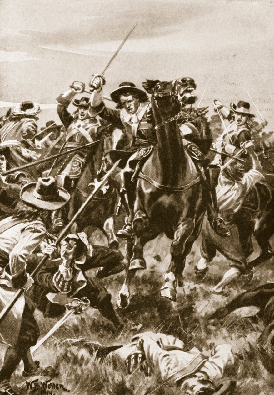 Aughrim-i csata, 1691. július 12. alkotó: William Barnes Wollen