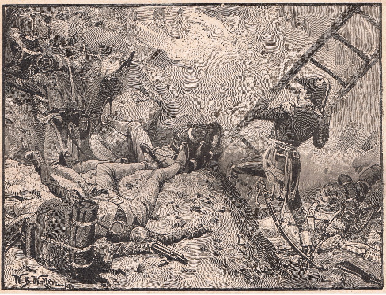 Lannes marsall Ratisbonban alkotó: William Barnes Wollen