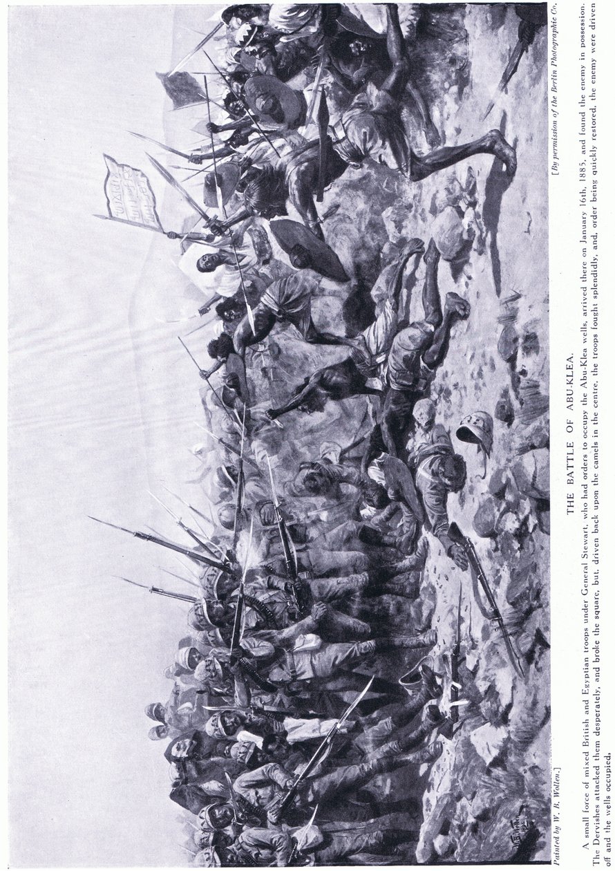 Az Abu-Klea-i csata 1885. január 16., 1920 körül alkotó: William Barnes Wollen