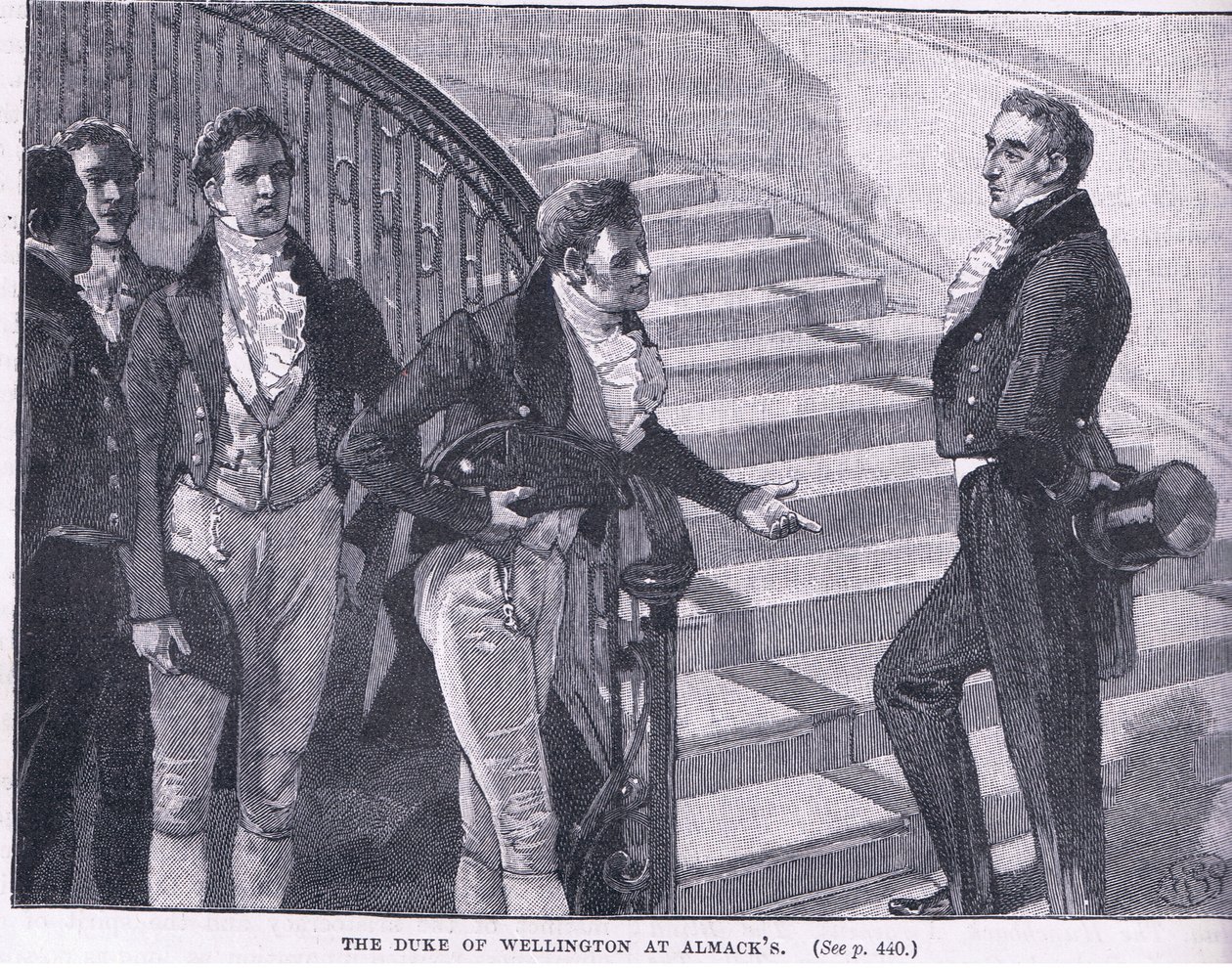 Wellington hercege Almacksban i.sz. 1830-ban alkotó: William Barnes Wollen