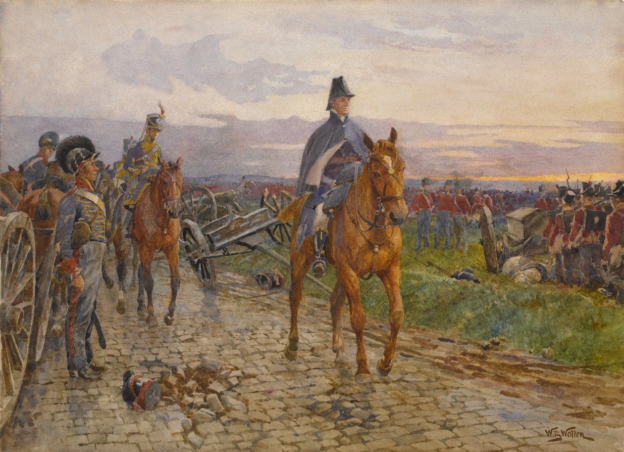 Wellington Waterloonál, 1815 alkotó: William Barnes Wollen