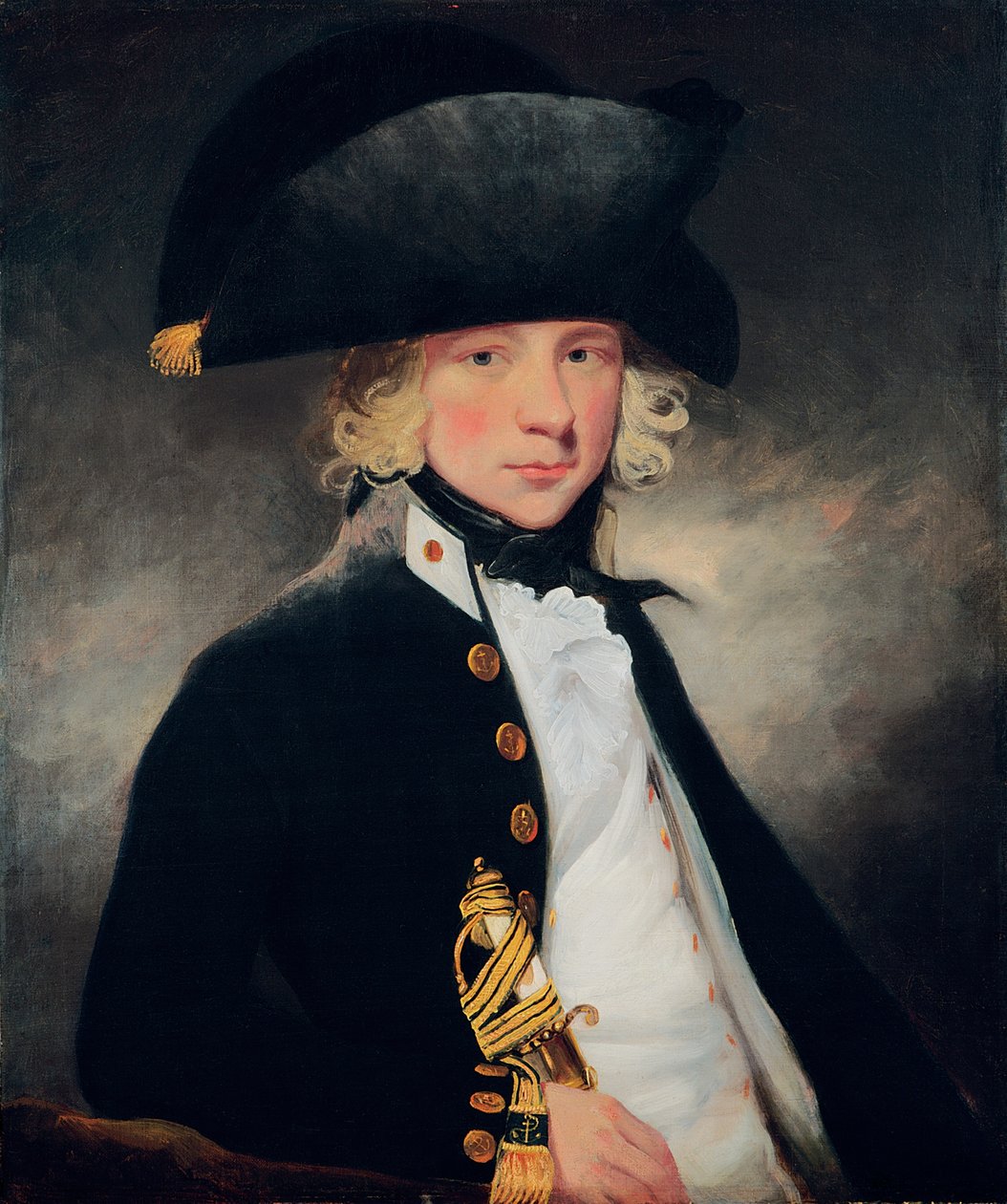 Egy fiatal középhajós portréja, 1796 körül alkotó: William Beechey