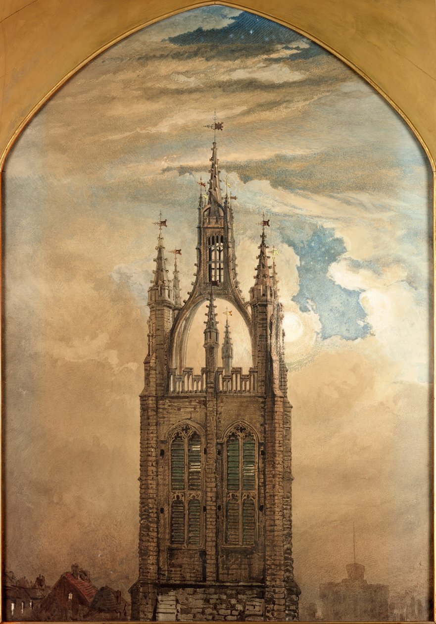 Szent Miklós tornya, Newcastle upon Tyne (testszín) alkotó: William Bell Scott