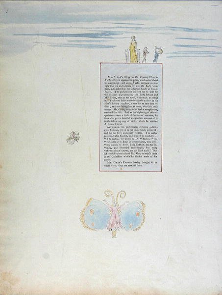 Hosszú történet, 24. terv a Thomas Gray verseiből, 1797-1798 (wc tollal és fekete tintával) alkotó: William Blake