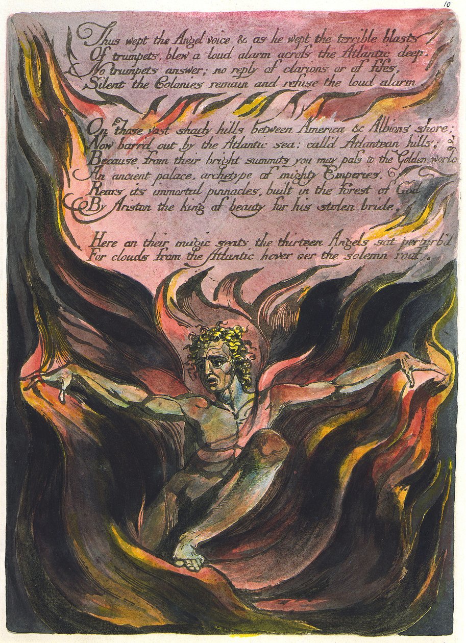 Amerika egy prófécia alkotó: William Blake