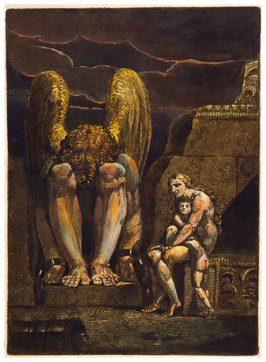 America a Prophecy másol egy tányért alkotó: William Blake