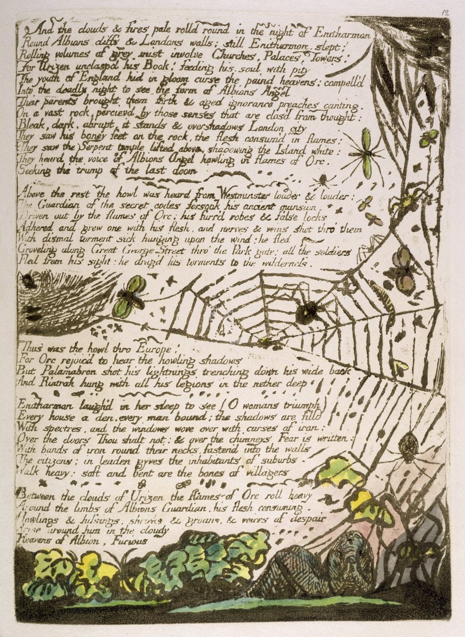 „És a felhők és a tüzek...”, 14. lemez, „Európa. A Prophecy