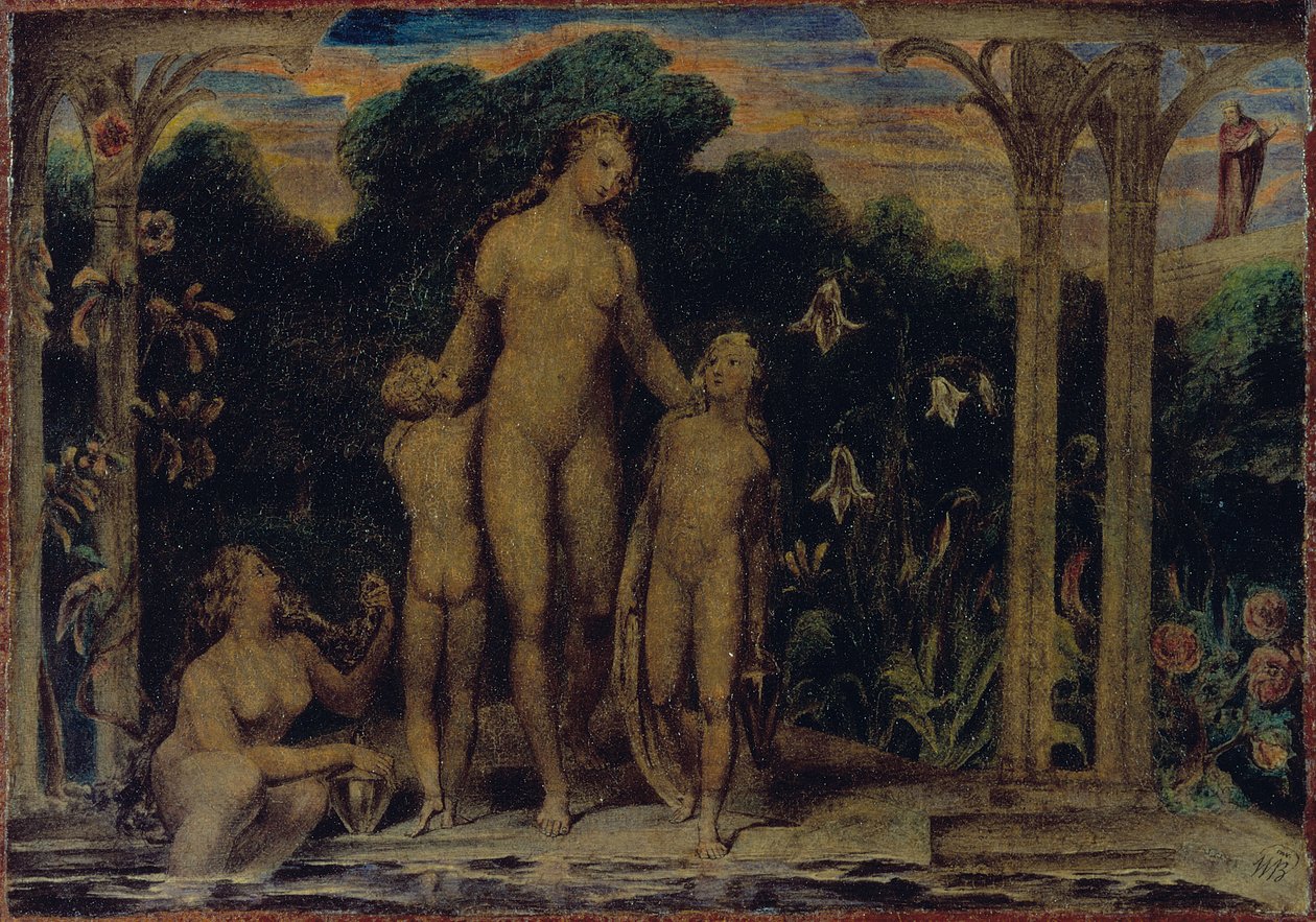 Bathsheba a fürdőben alkotó: William Blake