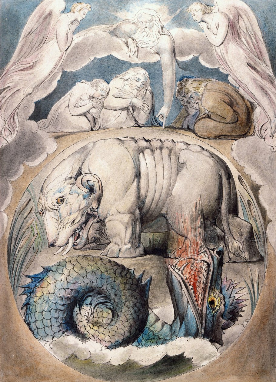 Behemót és Leviatán alkotó: William Blake