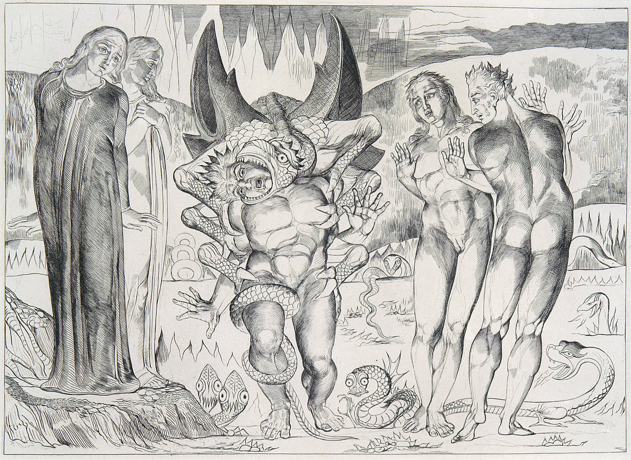 Blake Illustrations of Dante alkotó: William Blake