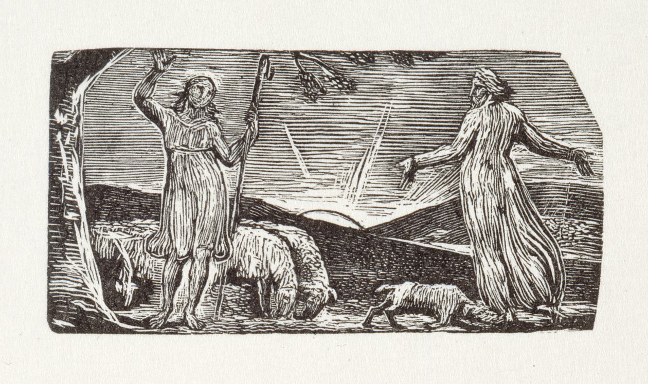 Minden teremtmény, Thenot, a maga feladatára születik, 1821 (fametszet) alkotó: William Blake