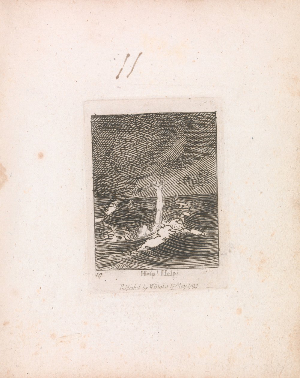 Gyerekeknek. A Paradicsom kapuja, 12. tábla, segítség! Segítség! alkotó: William Blake