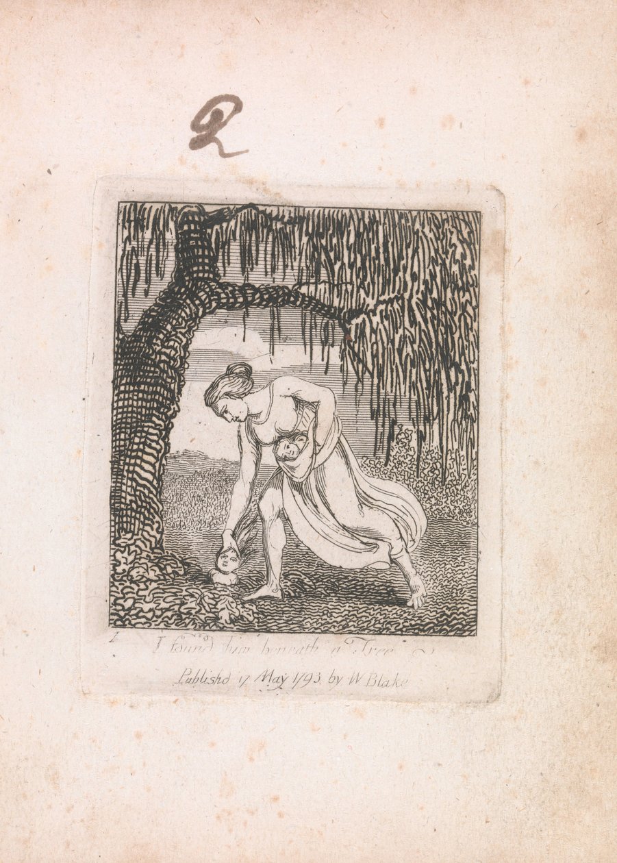 Gyerekeknek. A Paradicsom kapuja, 3. lemez, egy fa alatt találtam alkotó: William Blake