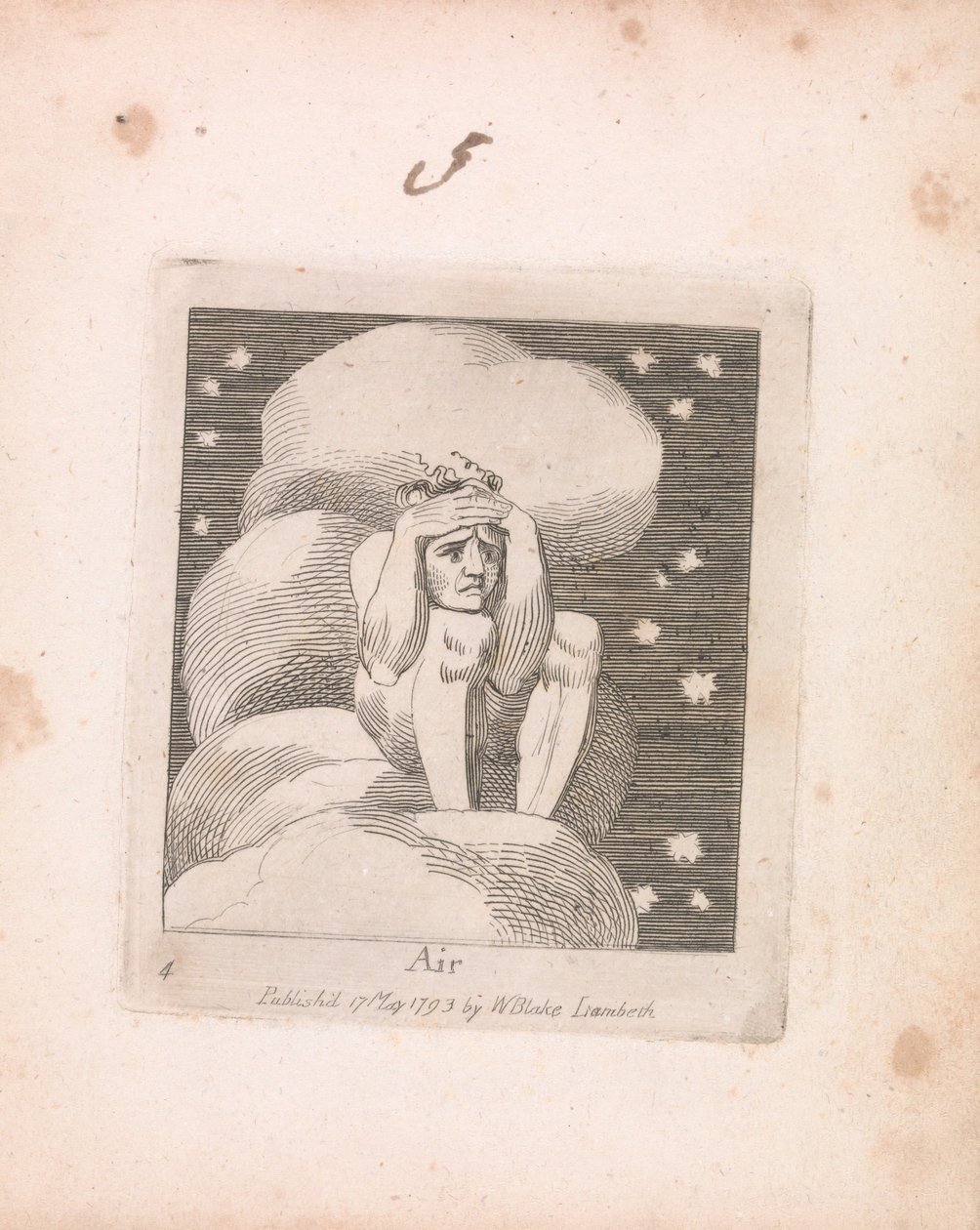 Gyerekeknek. A Paradicsom kapuja, 6. lemez, alkotó: William Blake
