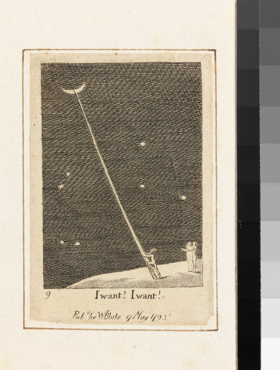 Azt akarom! Akarok!, A Nemeknek: A Paradicsom kapui, 1793 (vonalmetszet) alkotó: William Blake