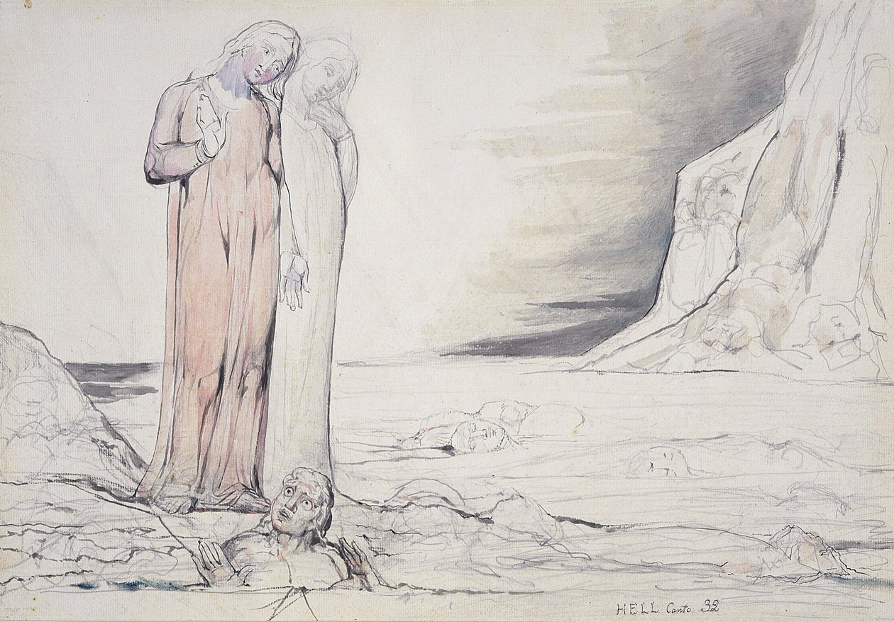 Illusztrációk Dantes Divine -nek alkotó: William Blake